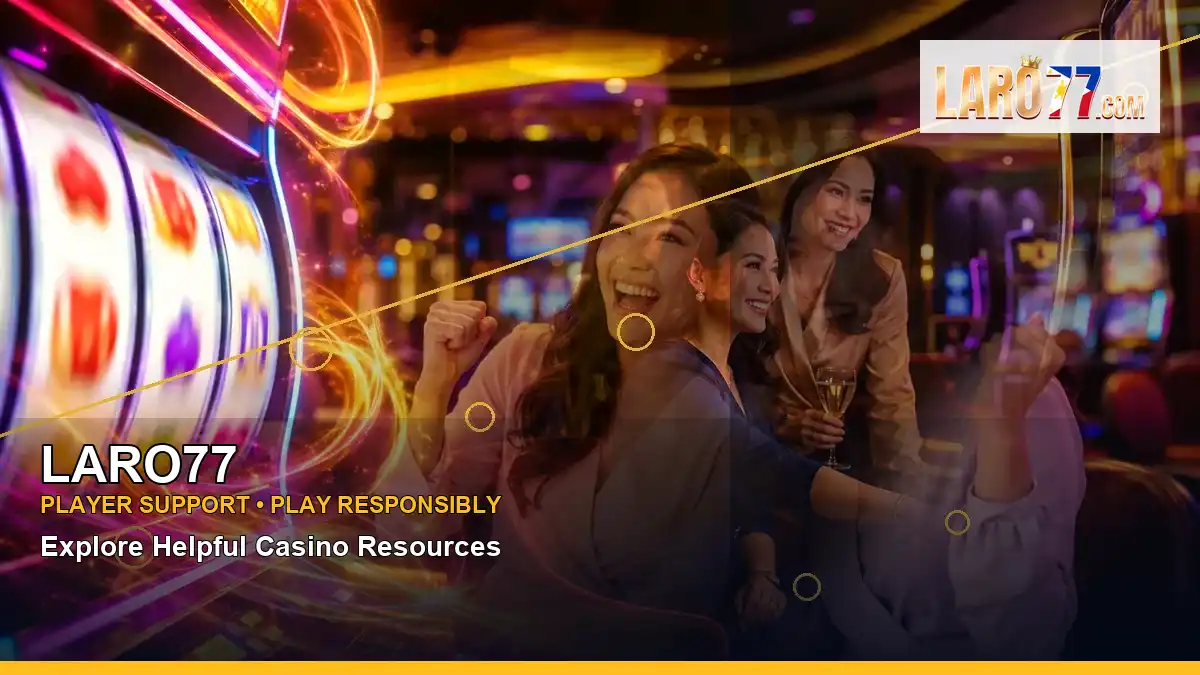 LARO77 right-diagonal luxury online slot games highlighting mobile-friendly casino play